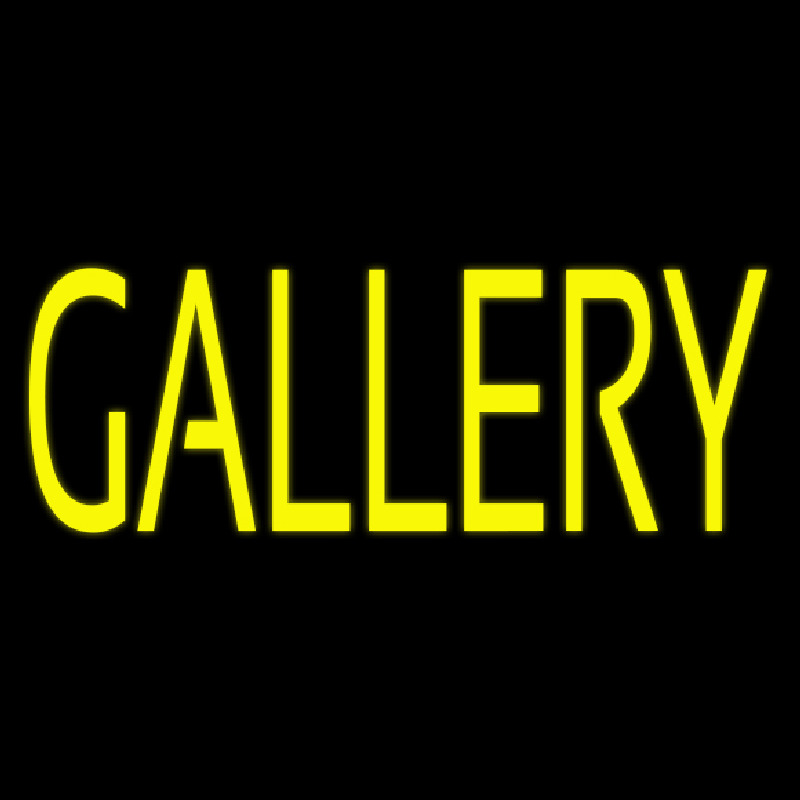 Yellow Gallery Neonskylt