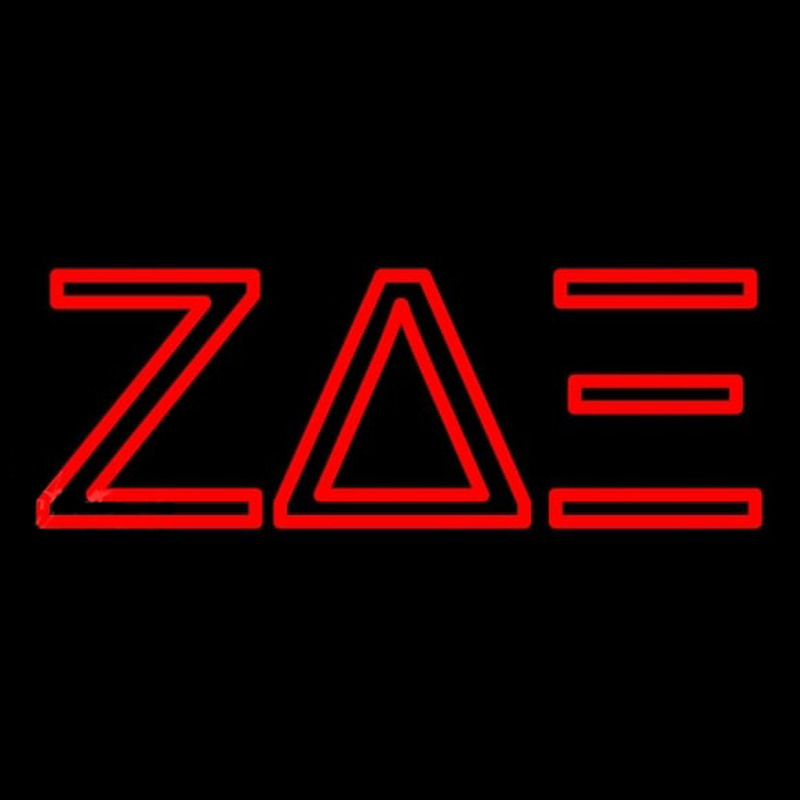 Zeta Delta Xi Neonskylt