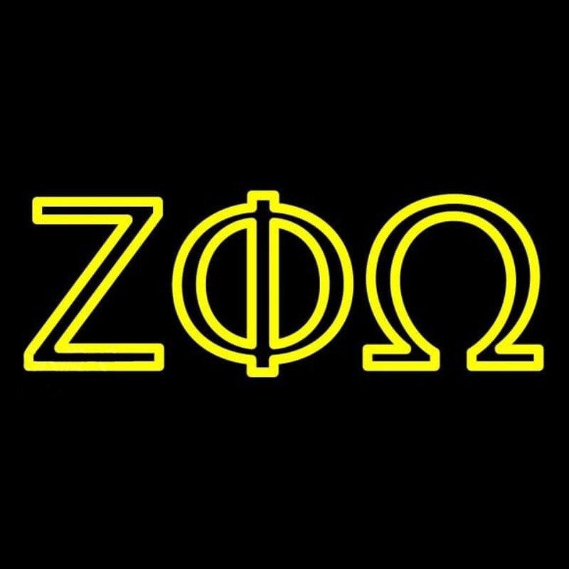 Zeta Phi Omega Neonskylt