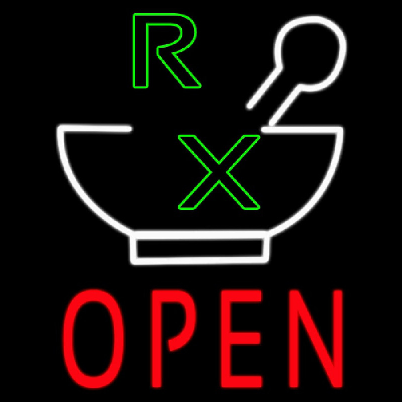 Pharmacy Open Neonskylt