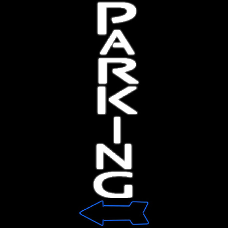 Parking With Down Arrow Neonskylt