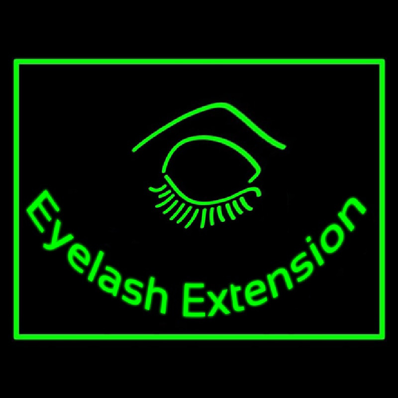 Eyelash E tension Neonskylt