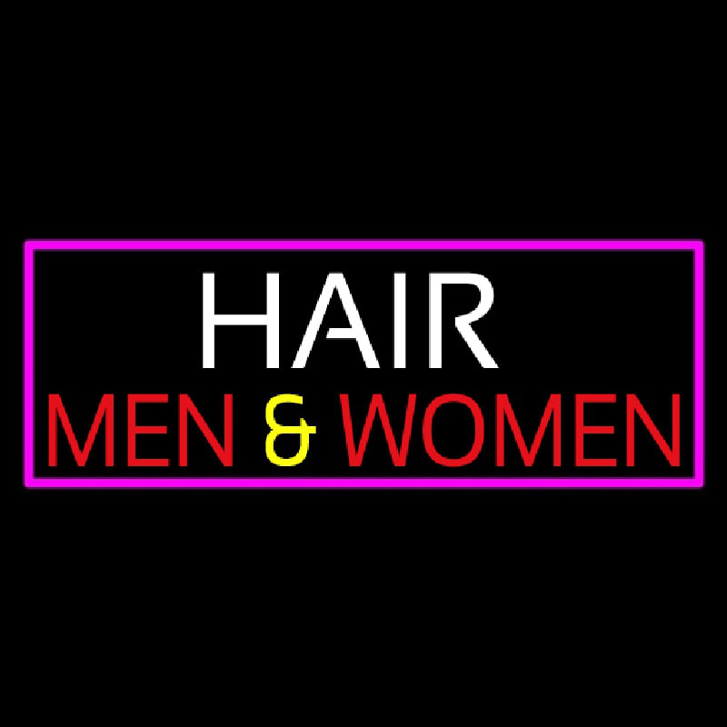 Hair Men And Women Neonskylt