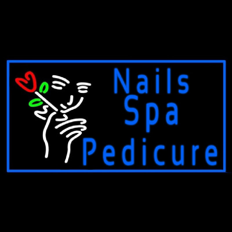 Nails Spa Pedicure Neonskylt