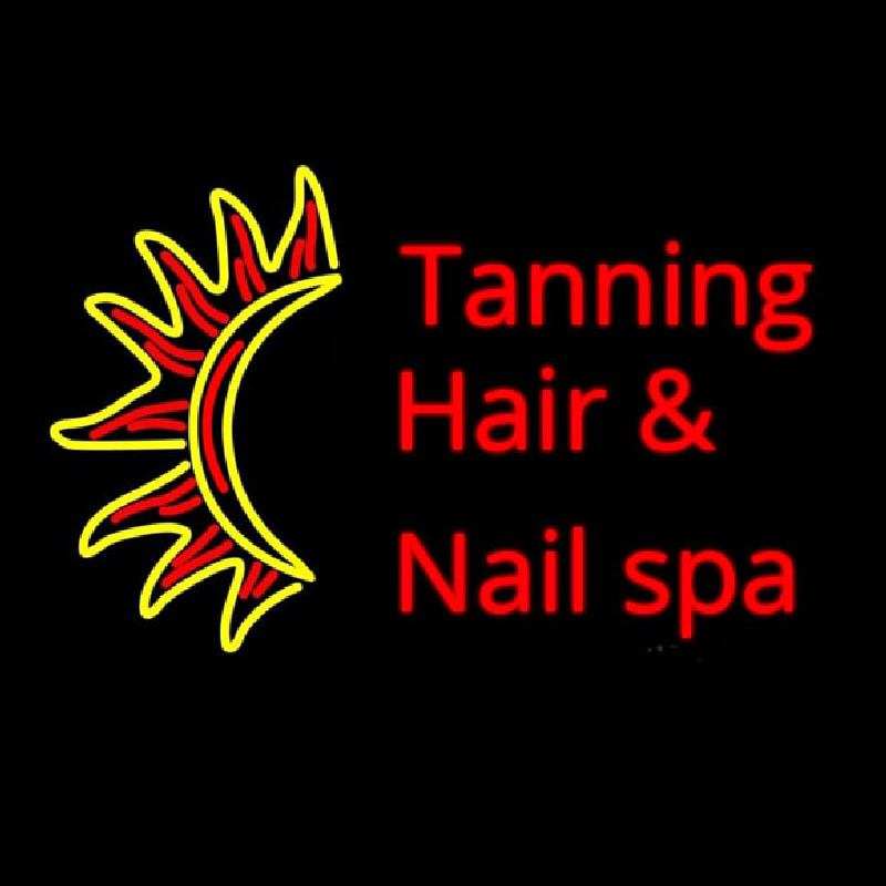 Tanning Hair And Spa Neonskylt