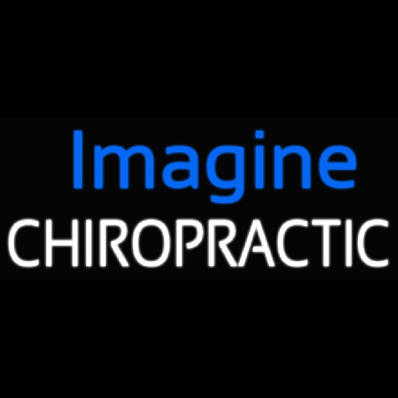 Imagine Chiropractic Neonskylt