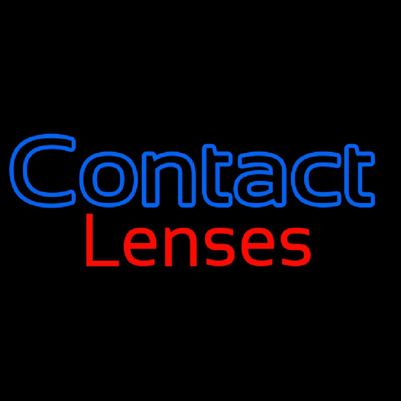 Contact Lenses Neonskylt