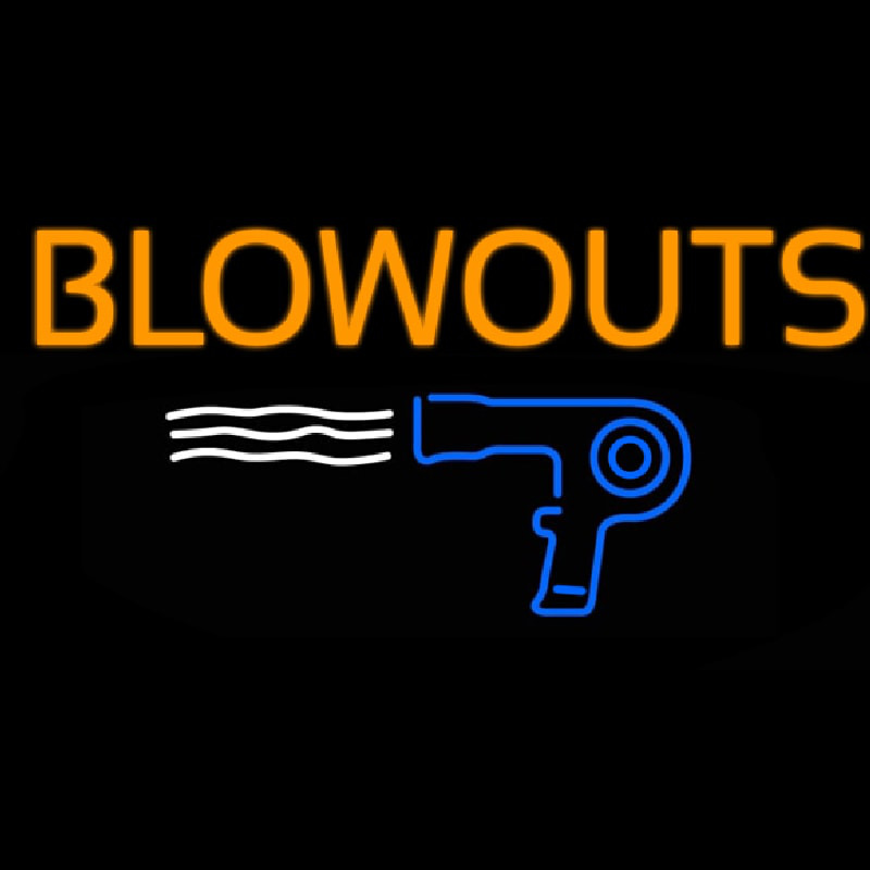 Blowouts Logo Neonskylt