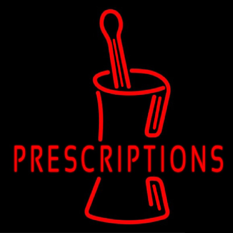 Prescriptions Neonskylt