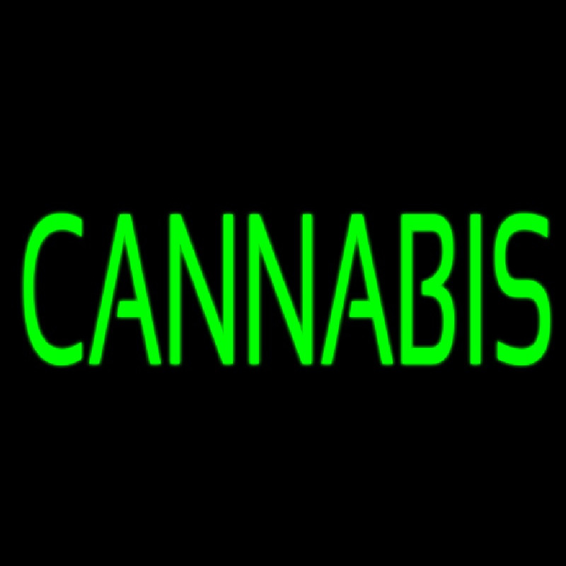 Cannabis Neonskylt