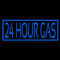 24 Hour Gas Neonskylt