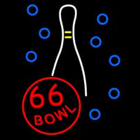 66 Bowl Neonskylt