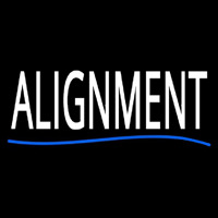 Alignment Neonskylt