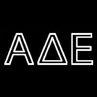 Alpha Delta Epsilon Neonskylt