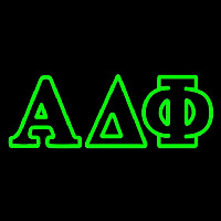 Alpha Delta Phi Neonskylt