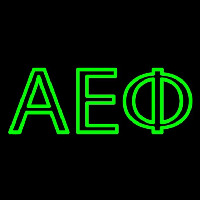 Alpha Epsilon Phi Neonskylt