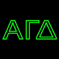 Alpha Gamma Delta Neonskylt