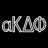 Alpha Kappa Delta Phi Neonskylt