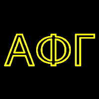 Alpha Phi Gamma Sorority Neonskylt