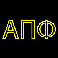 Alpha Pi Phi Neonskylt