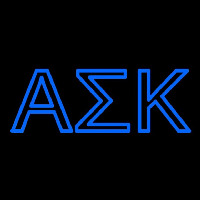 Alpha Sigma Kappa Neonskylt