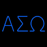 Alpha Sigma Omega Latina Greek Neonskylt