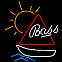 Bass Sailboat Neonskylt