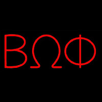 Beta Omega Phi Neonskylt