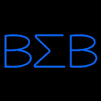 Beta Sigma Beta Neonskylt