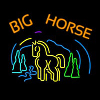 Big Horse Neonskylt