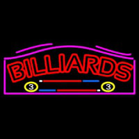 Billiards 1 Neonskylt