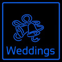 Blue Border Weddings Bell Neonskylt