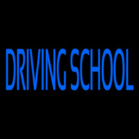 Blue Driving School Neonskylt