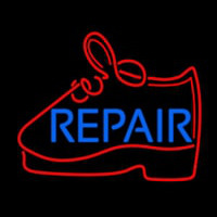 Blue Repair Shoe Neonskylt