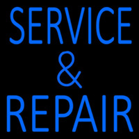 Blue Service And Repair 1 Neonskylt