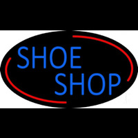 Blue Shoe Shop Neonskylt