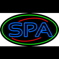 Blue Spa Neonskylt