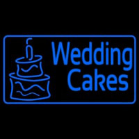 Blue Wedding Cakes 1 Neonskylt