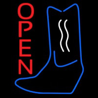 Boots Logo Open Neonskylt