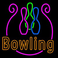 Bowling With Bowl Neonskylt