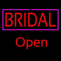 Bridal Red Open Neonskylt