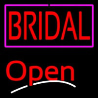 Bridal Script2 Open Neonskylt