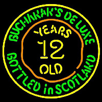 Buchanans Delu e 12 Year Old Neonskylt