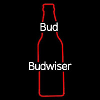 Bud Bottle Beer Sign Neonskylt