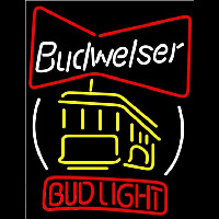 Bud Cable Car Beer Sign Neonskylt