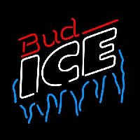 Bud Ice Icicles Beer Sign Neonskylt