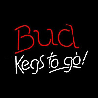 Bud Kegs To Go Beer Sign Neonskylt