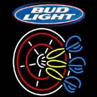 Bud Light Darts Pin Beer Sign Neonskylt