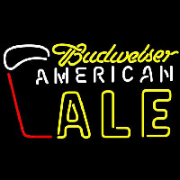 Budweiser American Ale Beer Sign Neonskylt