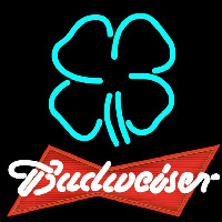 Budweiser Clover Beer Sign Neonskylt